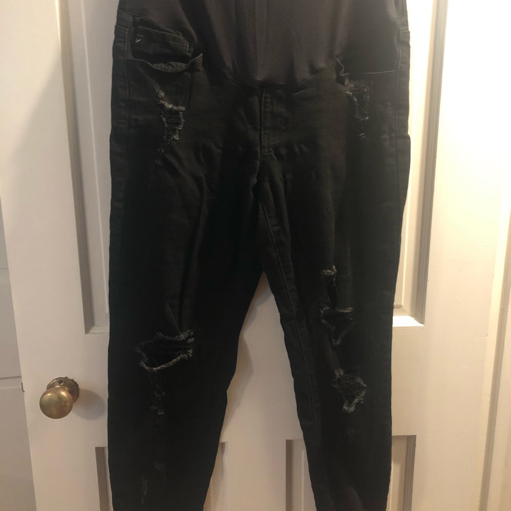 Black jeans - maternity